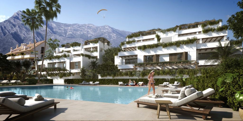 ARFA695-1 - Neubau Wohnungen und Penthäuser in der Goldenen Meile von Marbella zu verkaufen