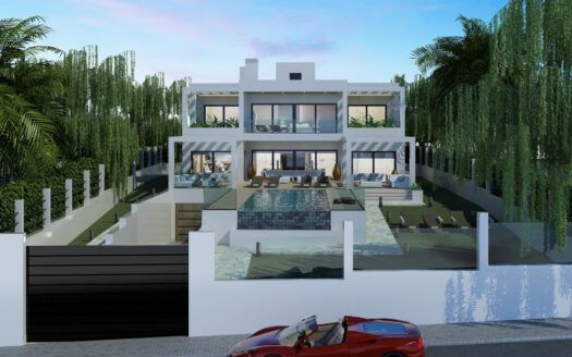Modern Luxury villa in beach location for sale in Elviria in Marbella