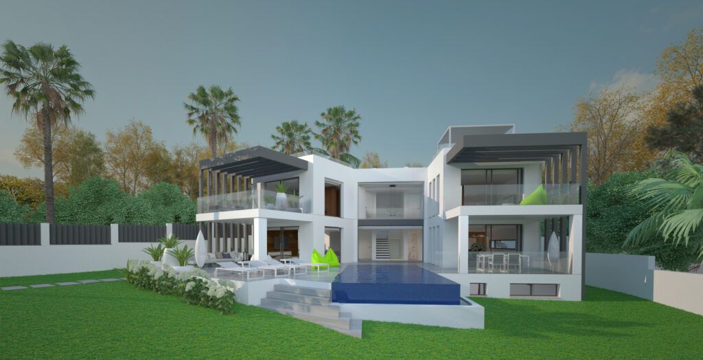 Excepcional proyecto de villa en un lugar de playa en Marbesa en Marbella