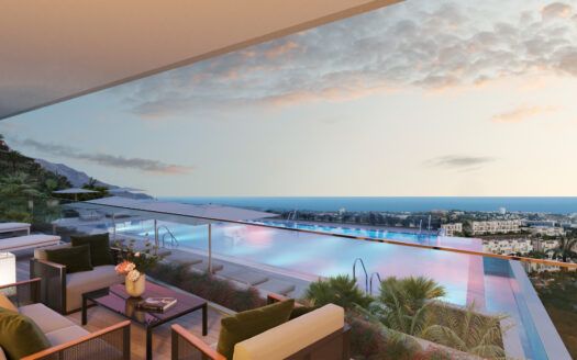Modern flats and penthouses being built near Benahavis with panoramic views